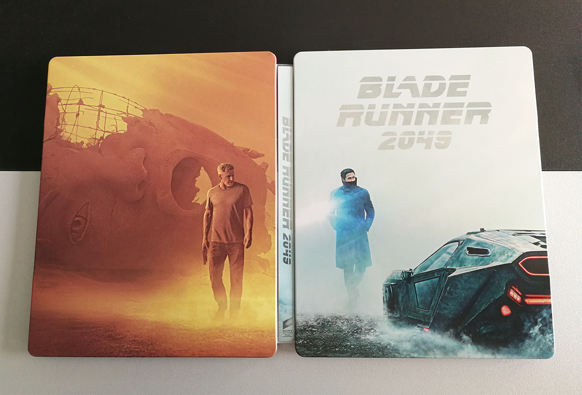 Steelbook aperto di Blade Runner 2049