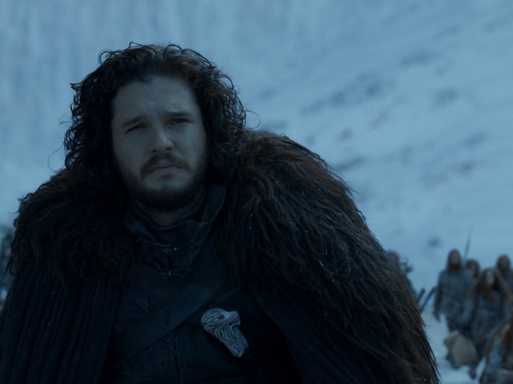 Jon Snow nell'ultimo episodio di Game of Thrones
