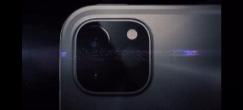 Il nuovo iPad Pro integra il sensore LiDAR per misurare le distanze Lo scanner LiDAR del nuovo iPad Pro in azione