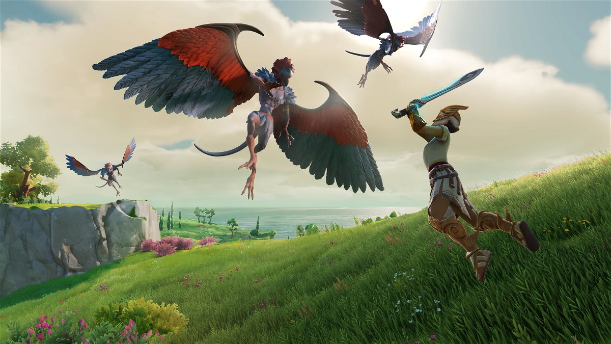 Un'immagine di annuncio di Gods & Monsters, il nuovo open world di Ubisoft