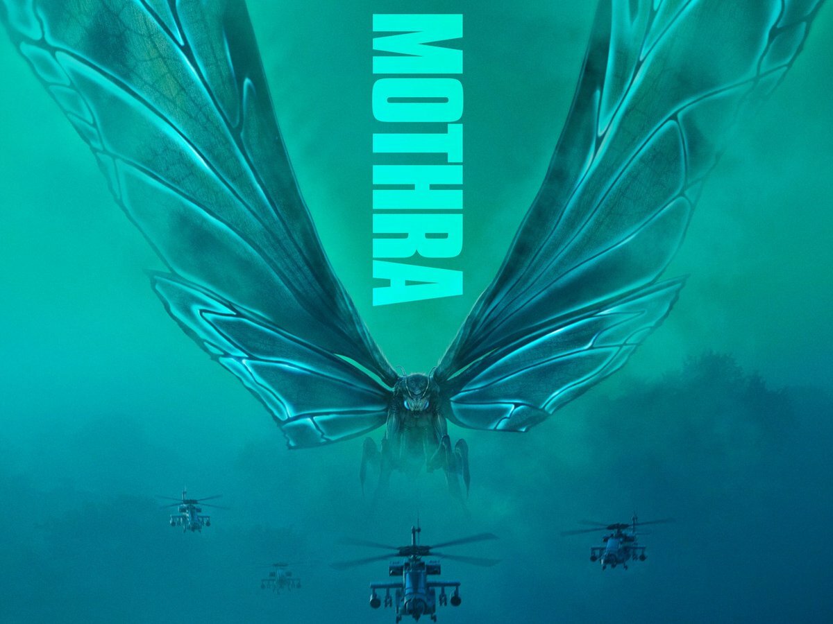 Clicca per vedere l'immagine originale Mothra falena gigante