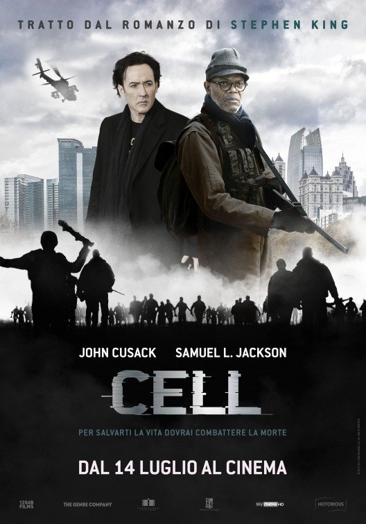 Il poster ufficiale di Cell, dal 14 luglio al cinema