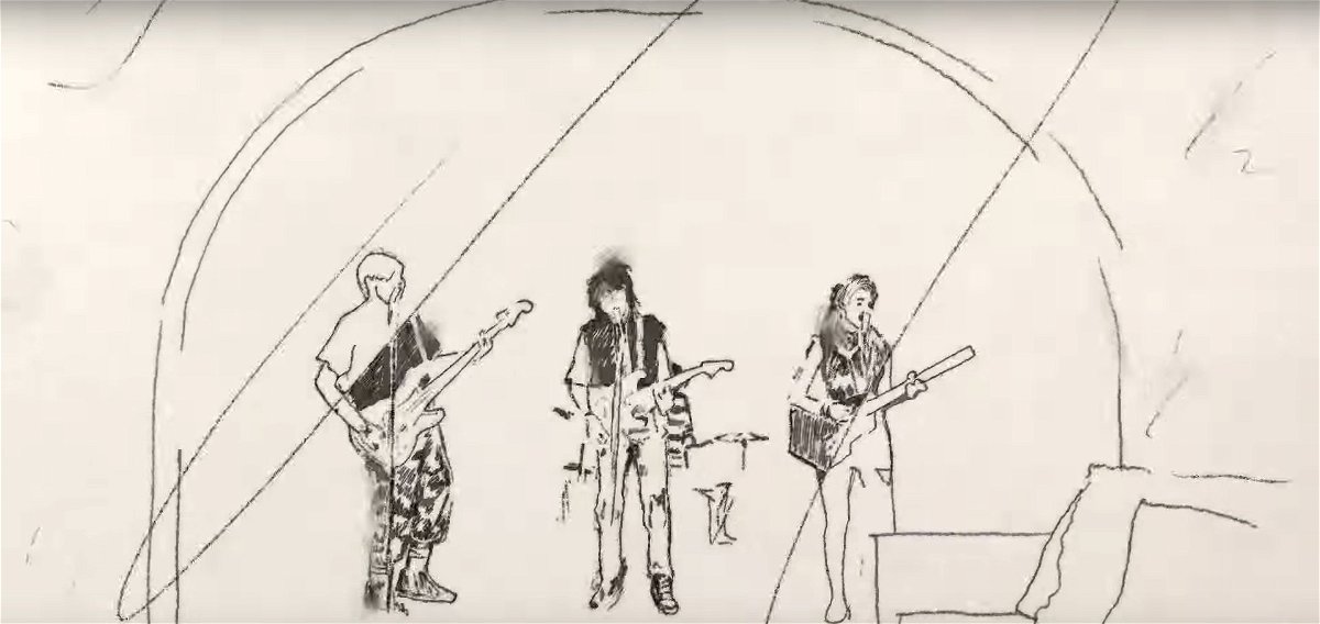 Una sequenza del video di Take on Me, dei Weezer