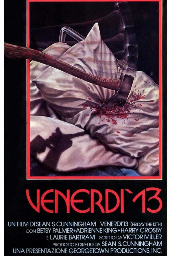Clicca per vedere l'immagine originale La locandina di Venerdì 13 del 1980