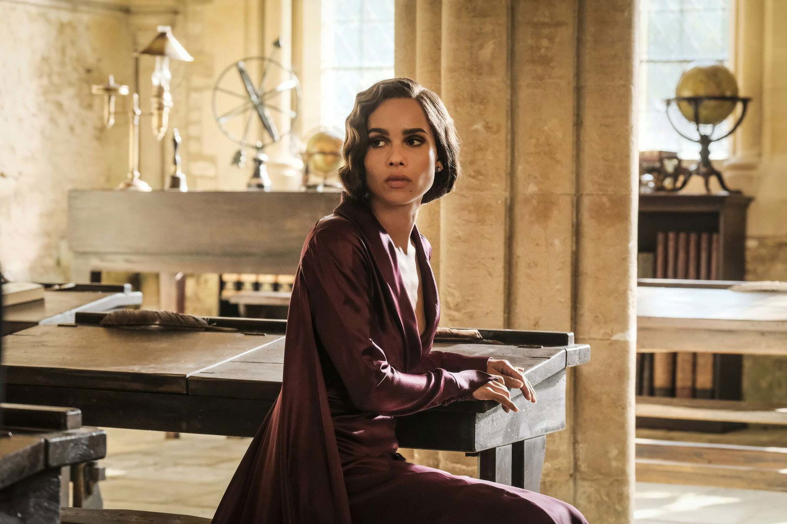 Clicca per vedere l'immagine originale L'attrice e cantante americana Zoë Kravitz