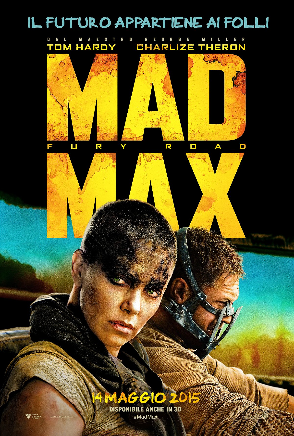 La locandina del film Mad Max: Fury Road