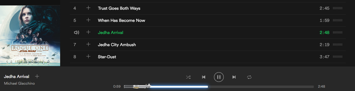 Spotify per Star Wars