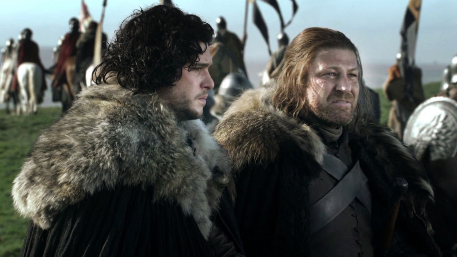 Clicca per vedere l'immagine originale GoT: Ned Stark e Jon Snow