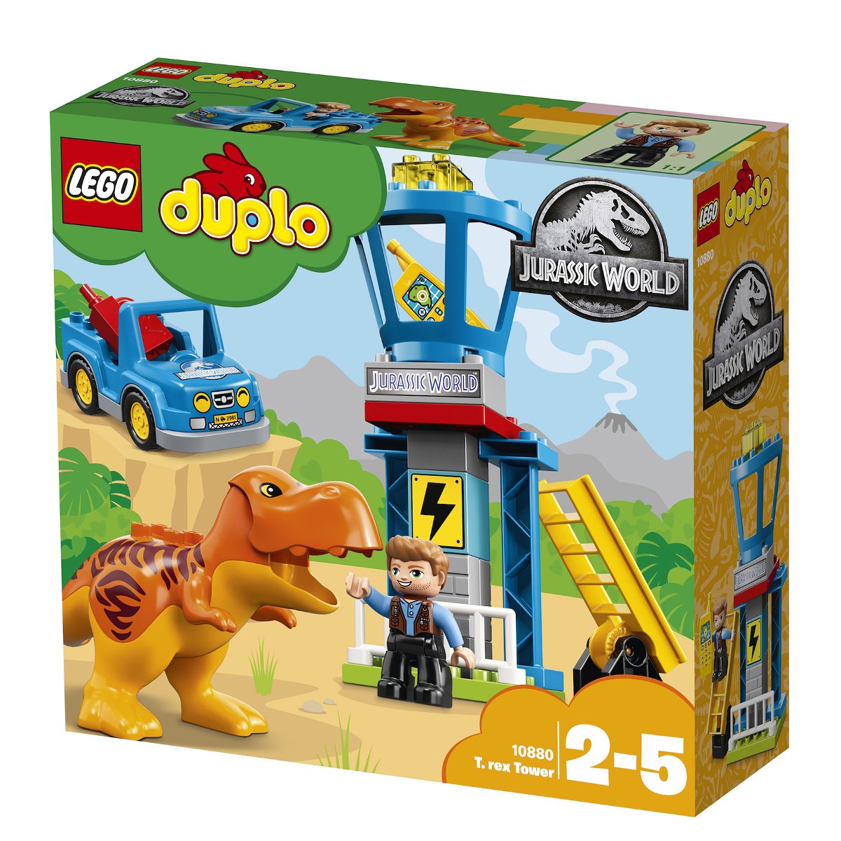 Dettagli del box del set LEGO DUPLO La torre del T. rex