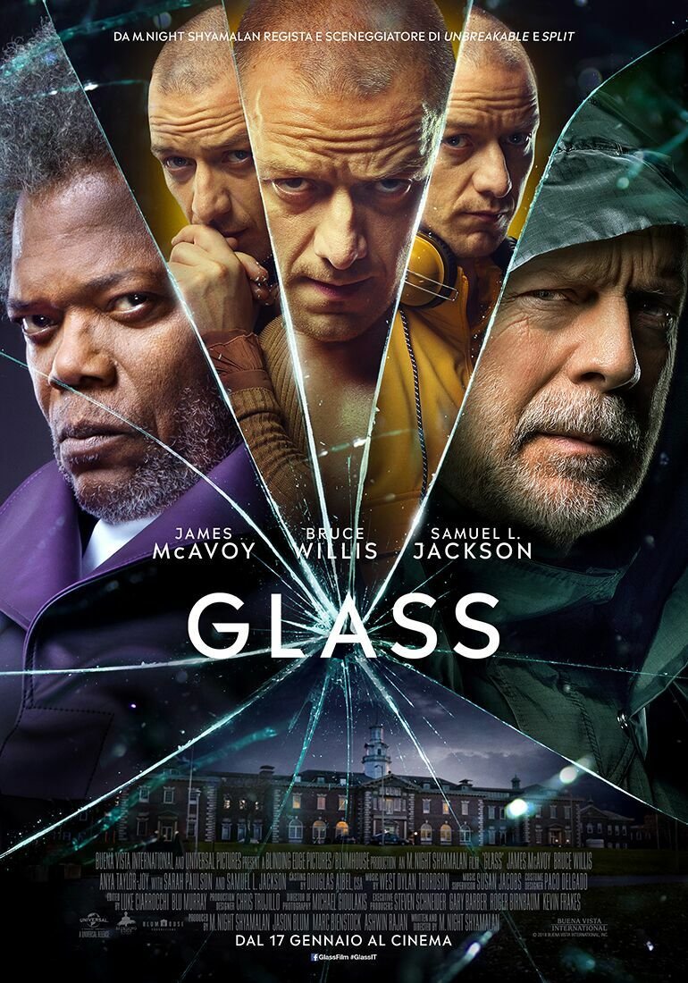 Il poster di Glass