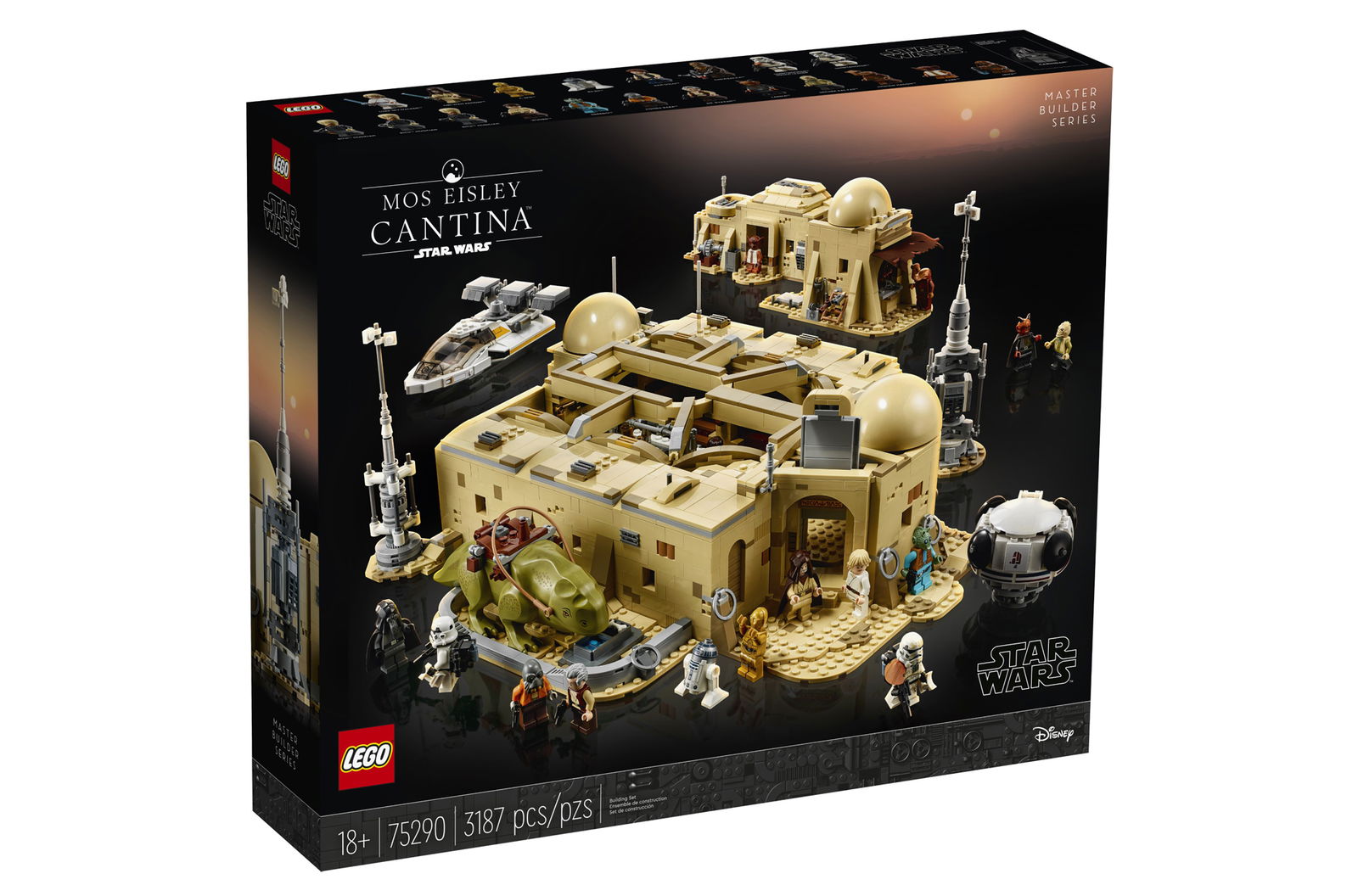 Clicca per vedere l'immagine originale La scatola della LEGO Star Wars Taverna Mos Eisley