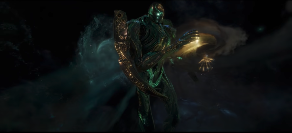 Clicca per vedere l'immagine originale Uno dei Celestiali mostrato nel trailer finale di Eternals