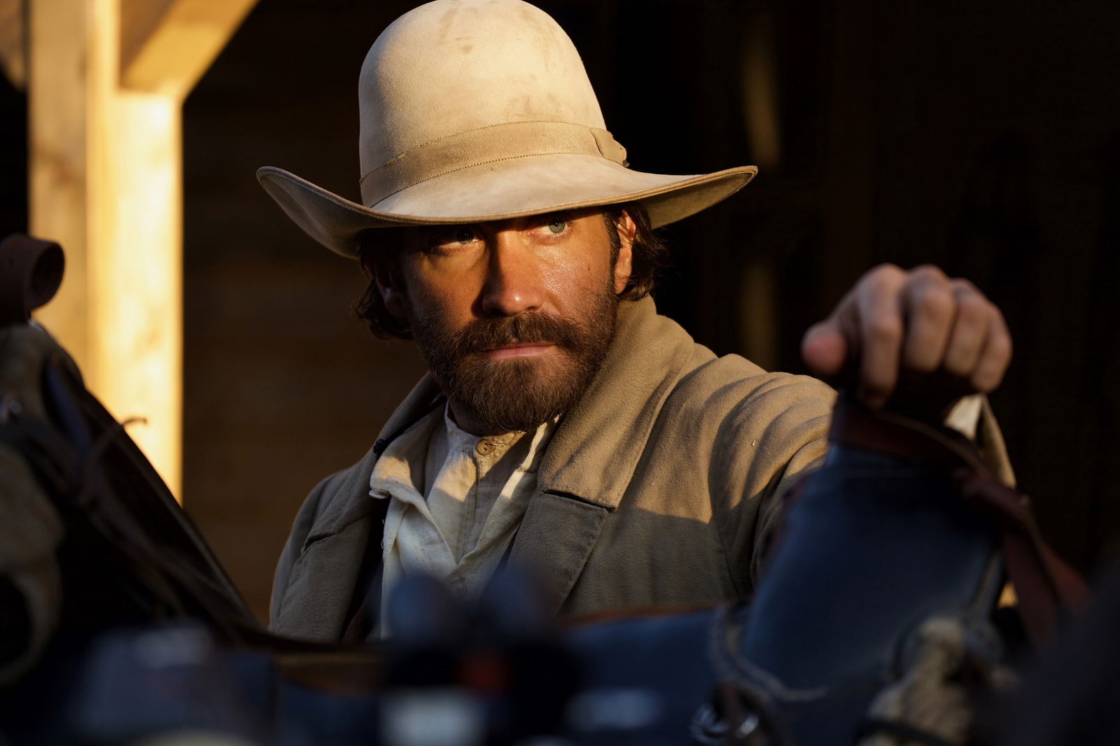 Clicca per vedere l'immagine originale Jake Gyllenhaal in The Sisters Brothers