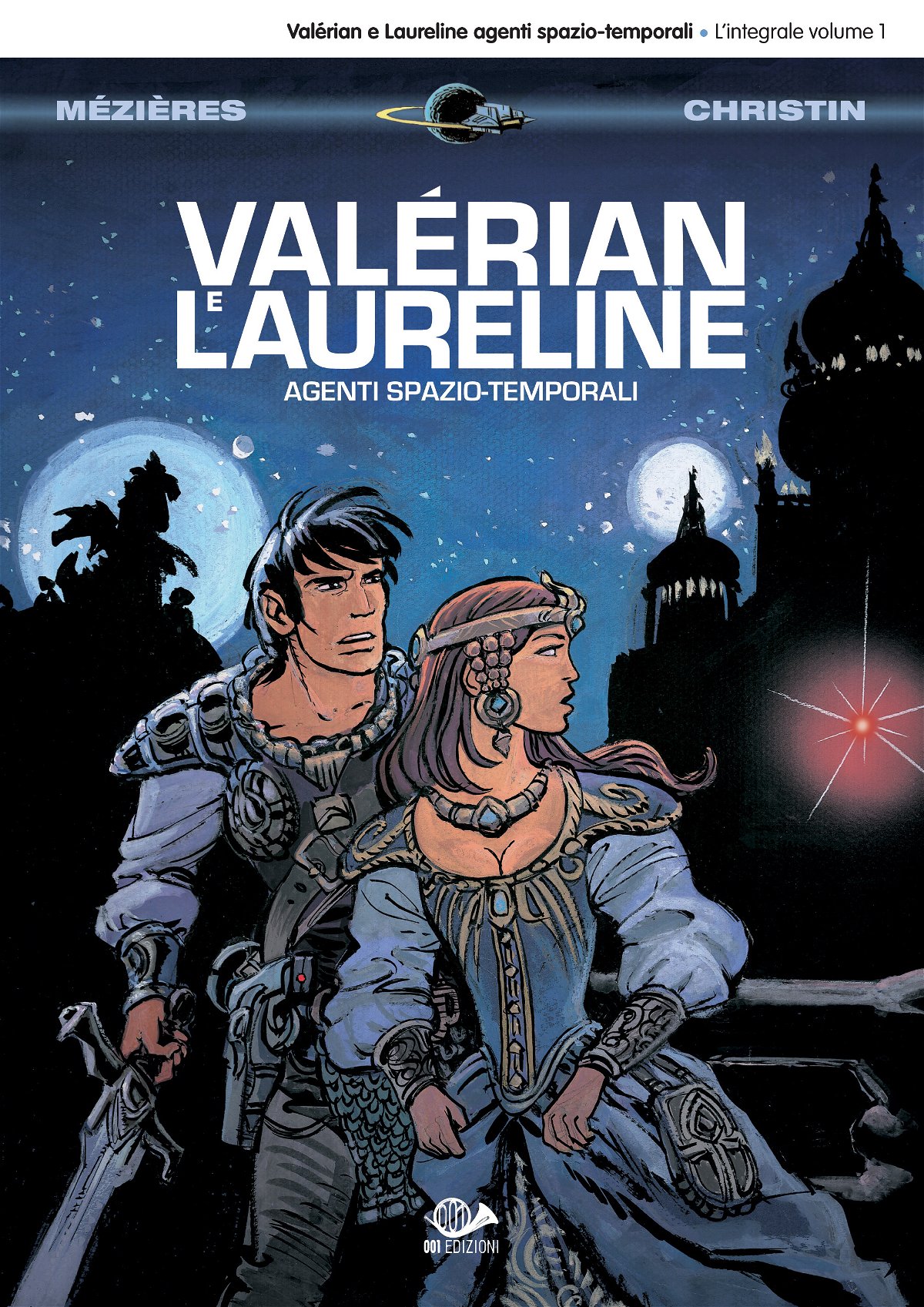 La cover del primo volume del fumetto Valérian e Laureline