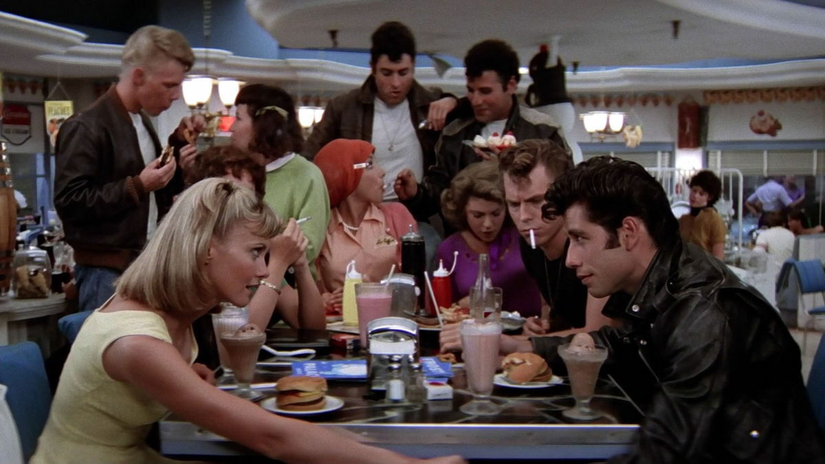 Grease Una scena di Grease