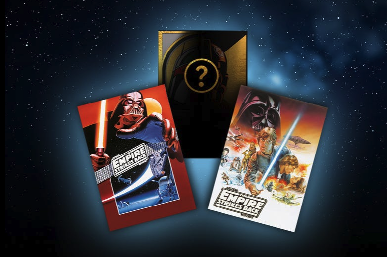 Las tres tarjetas regalo temáticas de Star Wars por compras de al menos 55 euros en la web lego.com