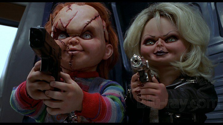 I personaggi Chucky e Tiffany