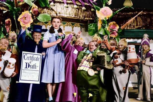 Judy Garland sul set de Il Mago di Oz