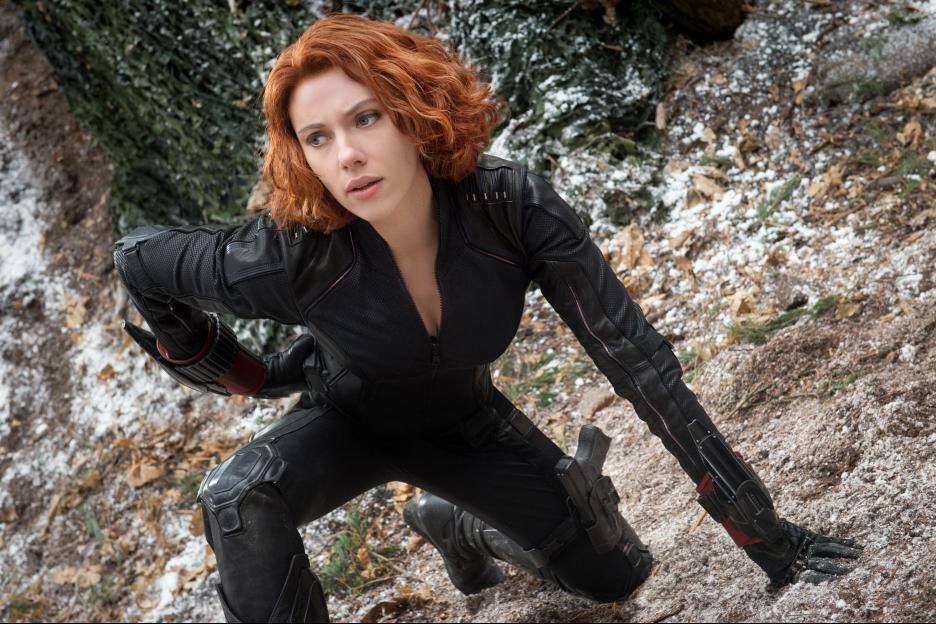 Scarlett Johansson come Vedova Nera in Avengers: Age of Ultron