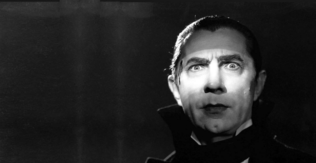 Il volto di Bela Lugosi nei panni di Dracula