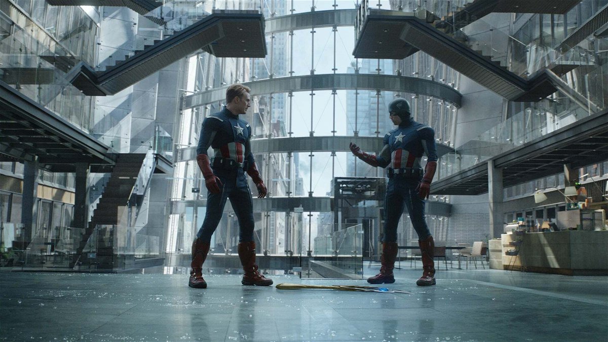 Chris Evans come due Capitan America in Avengers: Endgame
