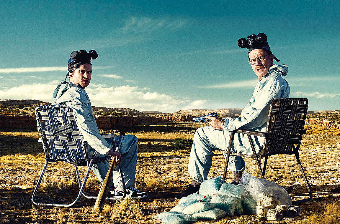 Clicca per vedere l'immagine originale Bryan Cranston e Aaron Paul in Breaking Bad