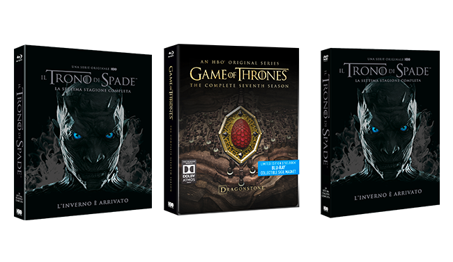 I boxset di Game of Thrones 7 DVD e Blu-ray