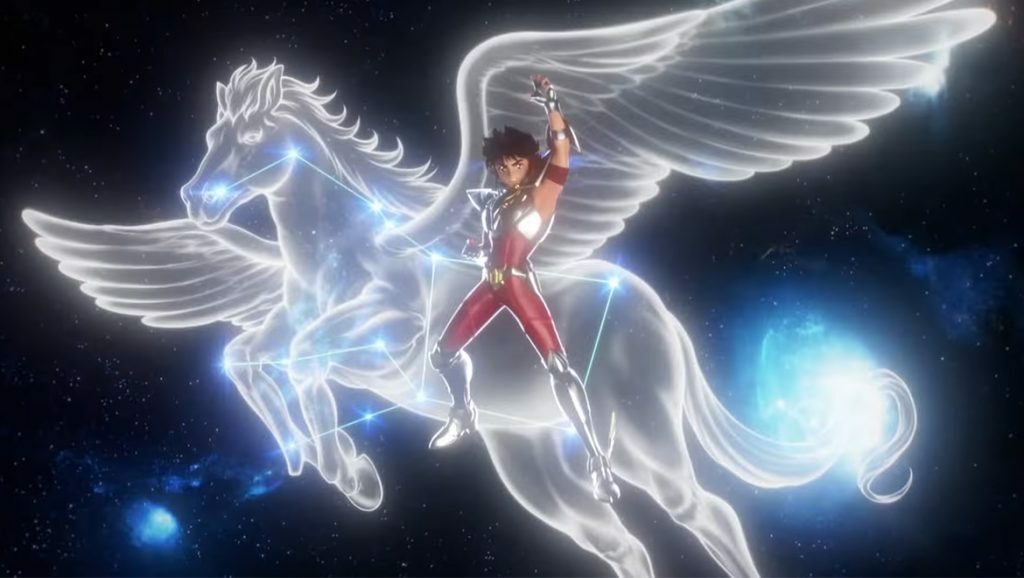 Clicca per vedere l'immagine originale Pegasus de I Cavalieri dello Zodiaco Netflix