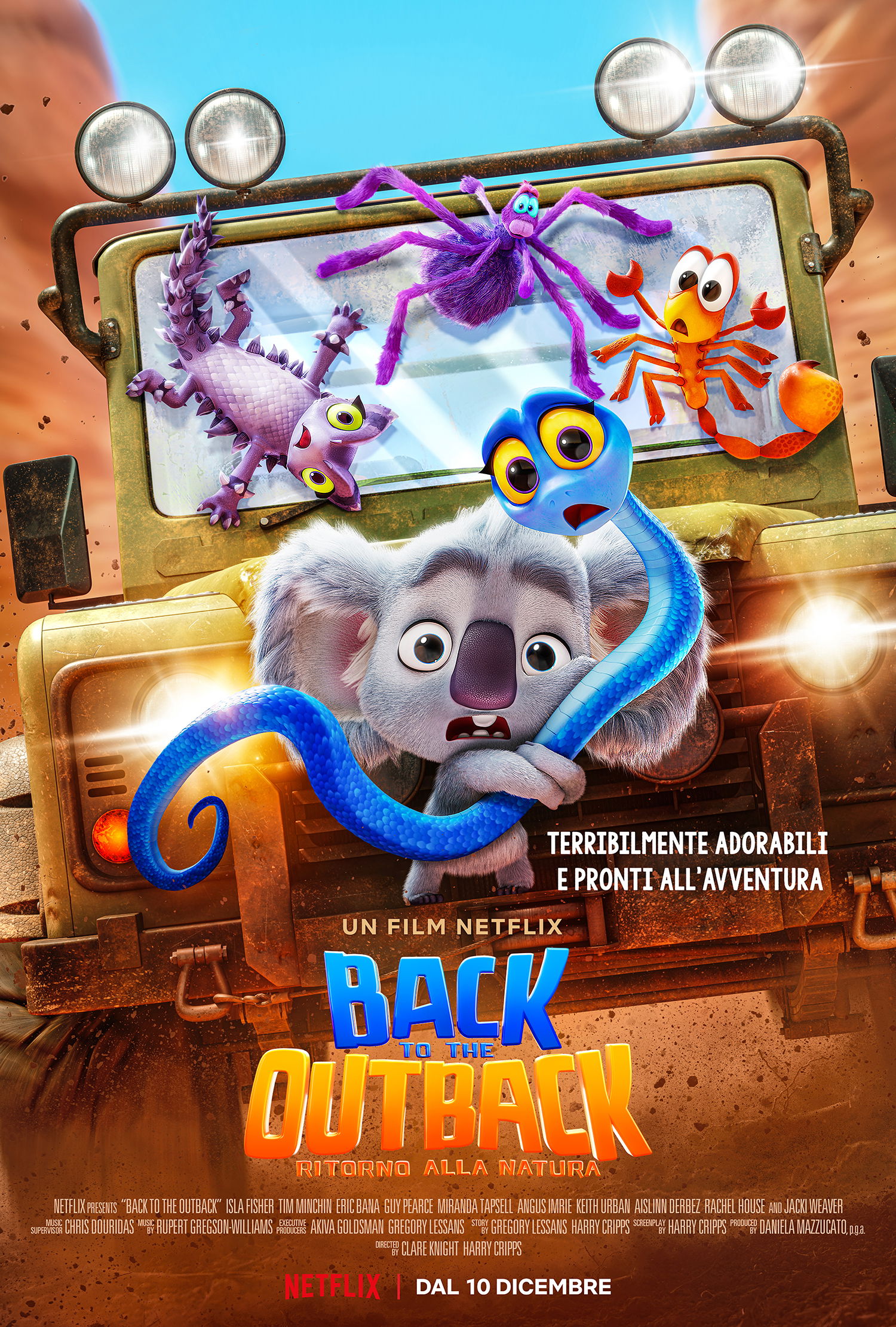 Clicca per vedere l'immagine originale Gli animali dello zoo protagonisti in Back to the Outback - Ritorno alla natura