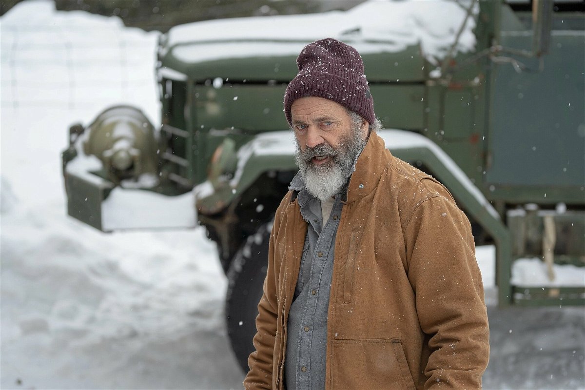 Mel Gibson sotto la neve
