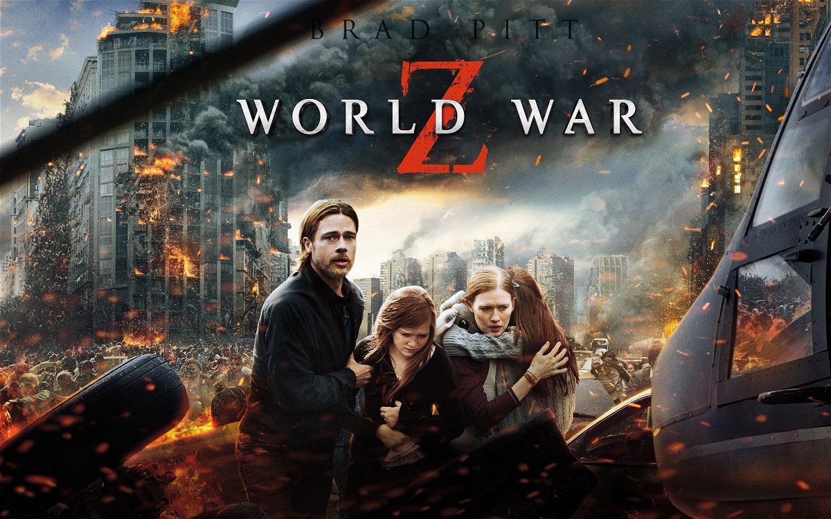 Brad Pitt nel film World War Z