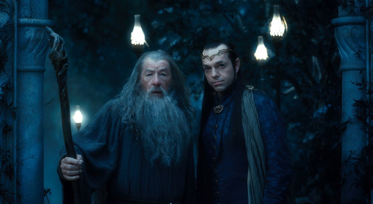 Gandalf ed Elrond nei film del Signore degli Anelli