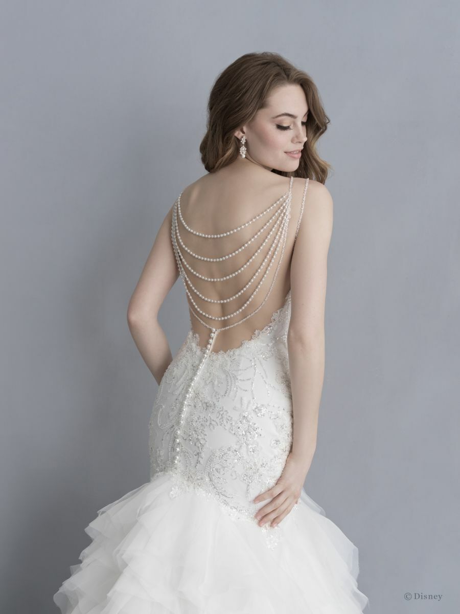 Clicca per vedere l'immagine originale Abito da sposa Allure Bridals ispirato ad Ariel