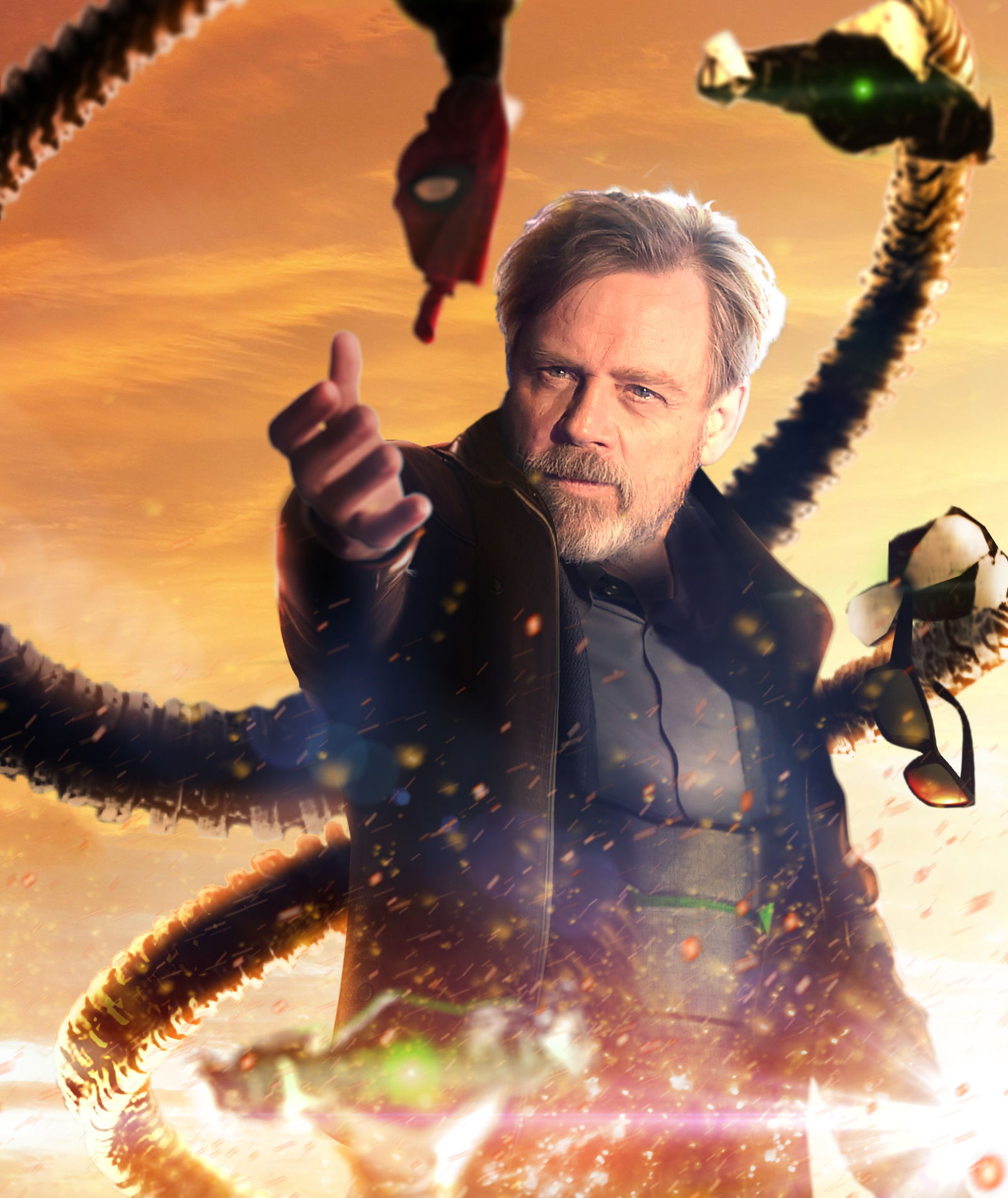 Clicca per vedere l'immagine originale Mark Hamill è il Dottor Octopus in un poster fanmade