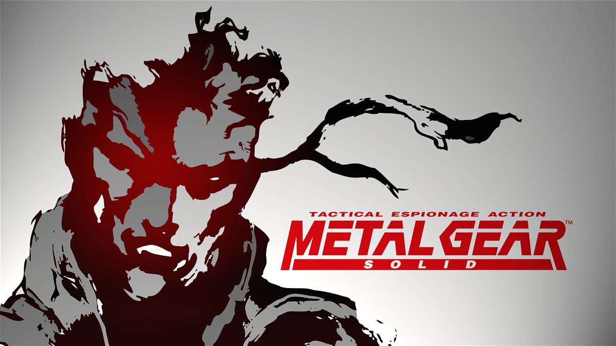 La copertina del 1998 di Metal Gear Solid