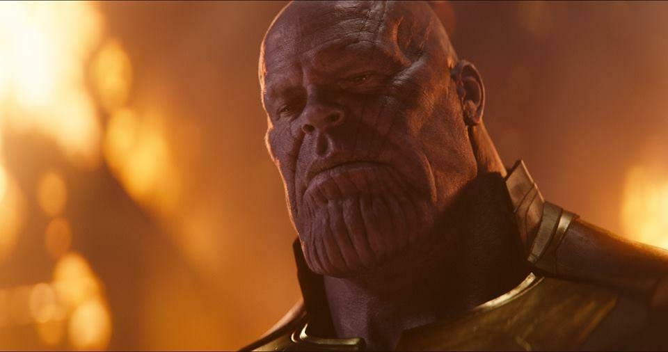 Josh Brolin nei panni di Thanos in Avengers: Infinity War