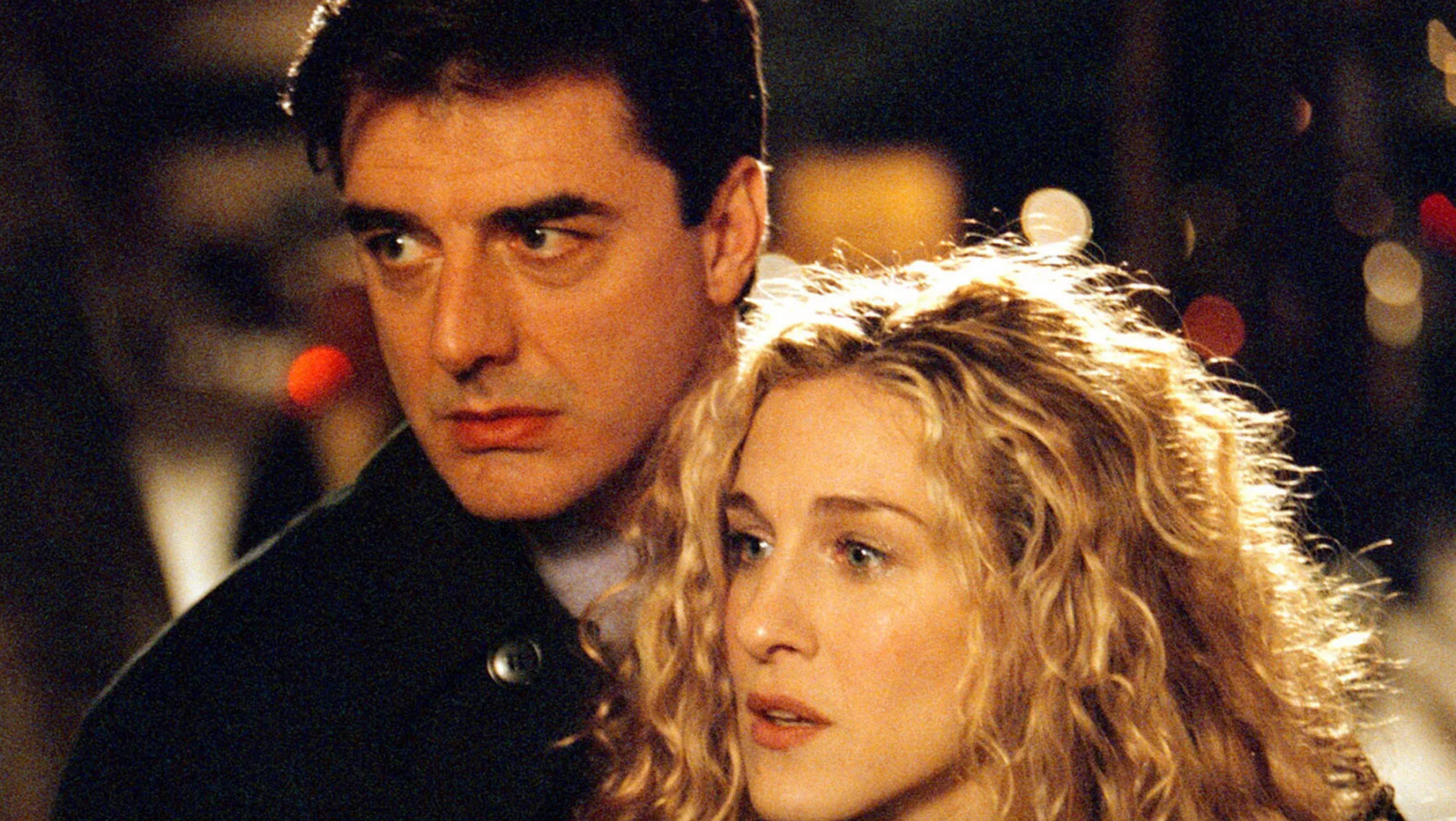 Click para ver la imagen original Carrie y Big de SATC en primer plano