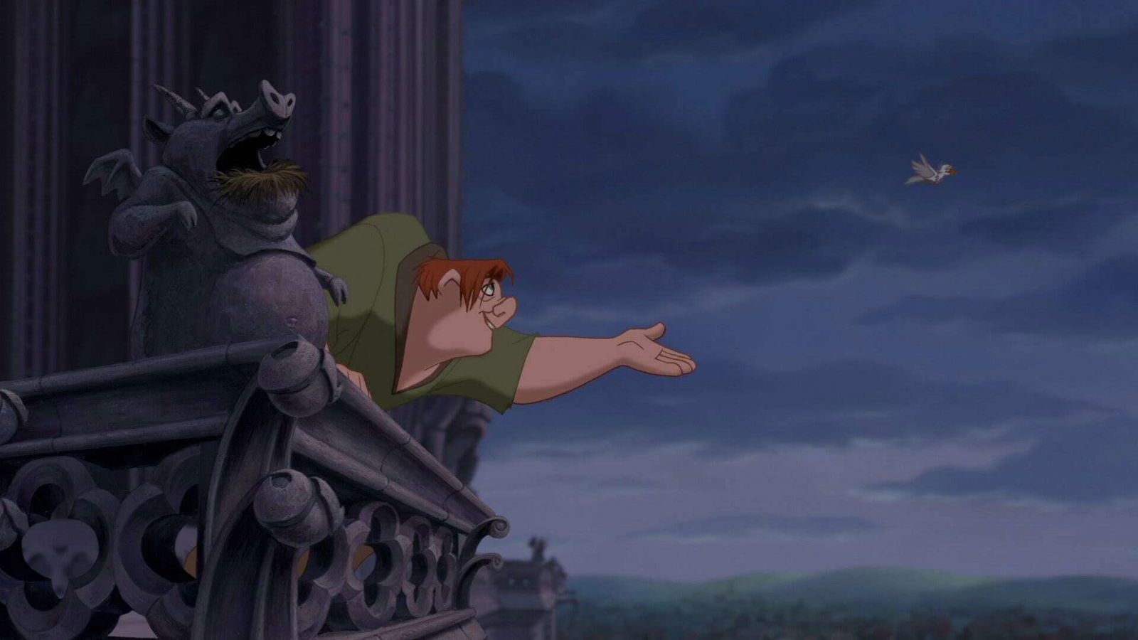 Clicca per vedere l'immagine originale Un'immagine che ritrae Quasimodo, protagonista de Il gobbo di Notre Dame