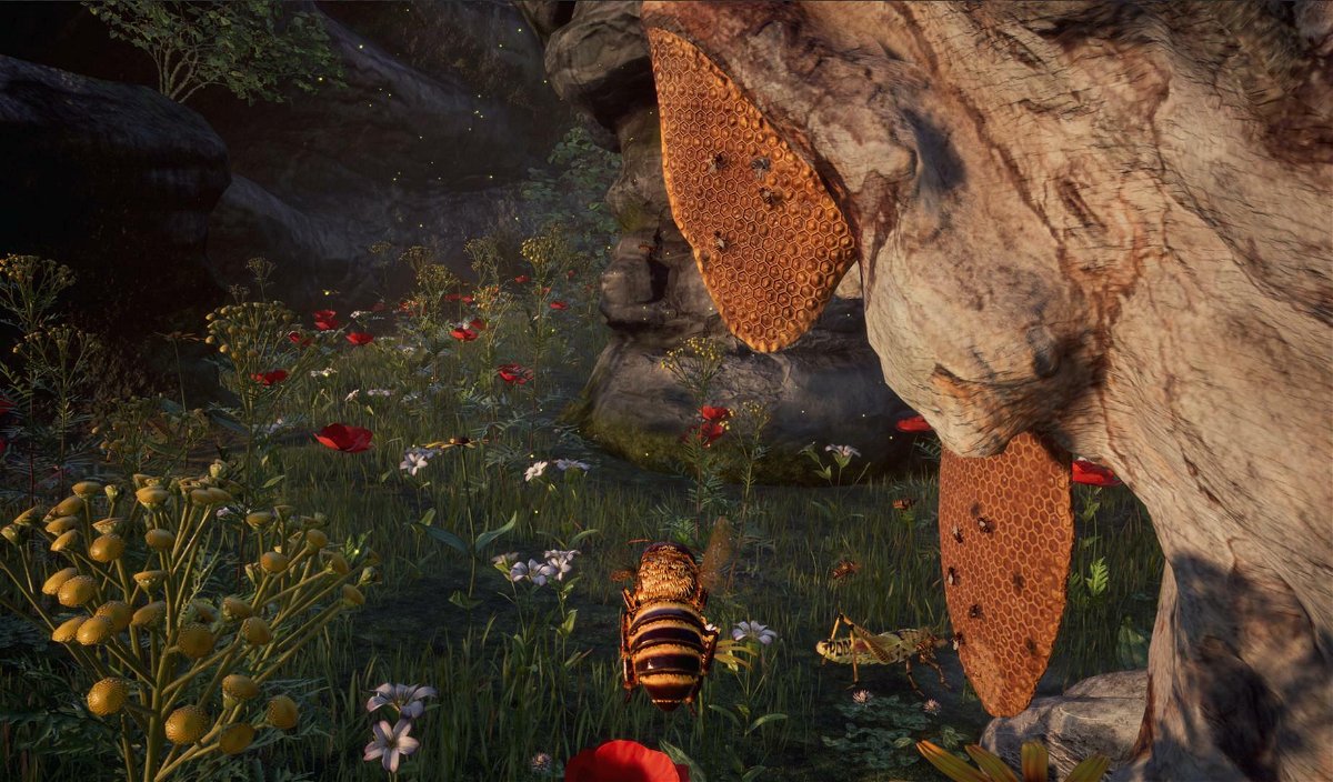 Uno scorcio di gameplay da Bee Simulator