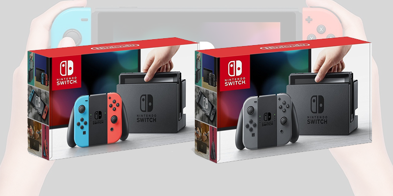 Le due varianti di Nintendo Switch disponibili dal lancio