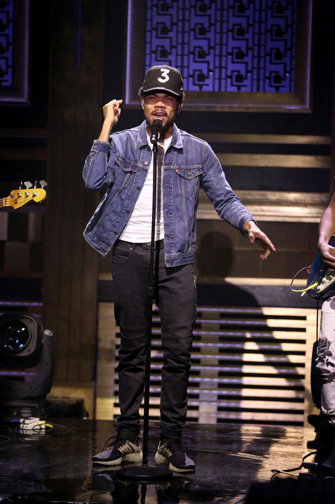 Clicca per vedere l'immagine originale Chance The Rapper ospite da Jimmy Fallon