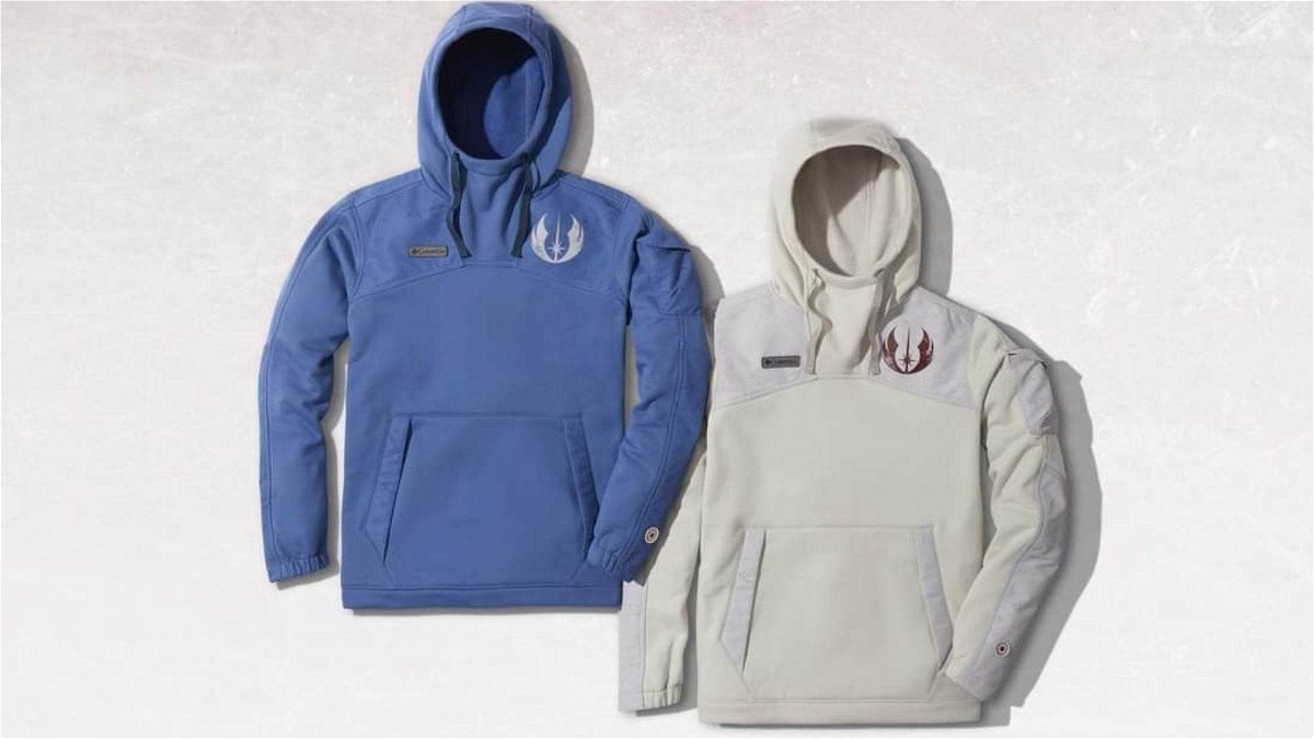 Columbia Star Wars clothing collection - Two pullovers in blue and white colors