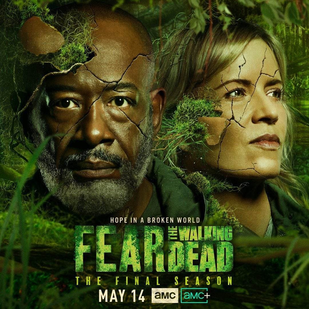 Fear The Walking Dead stagione 8 poster ufficiale - Primi piani di Morgan e Madison