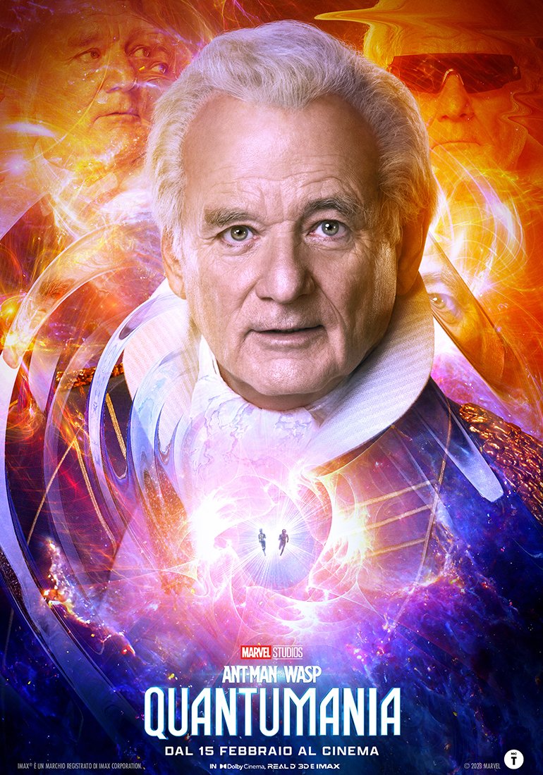 Човекът-ант-мен и осата: Квантомания | Плакат с герои Бил Мъри-Лорд Крайлар