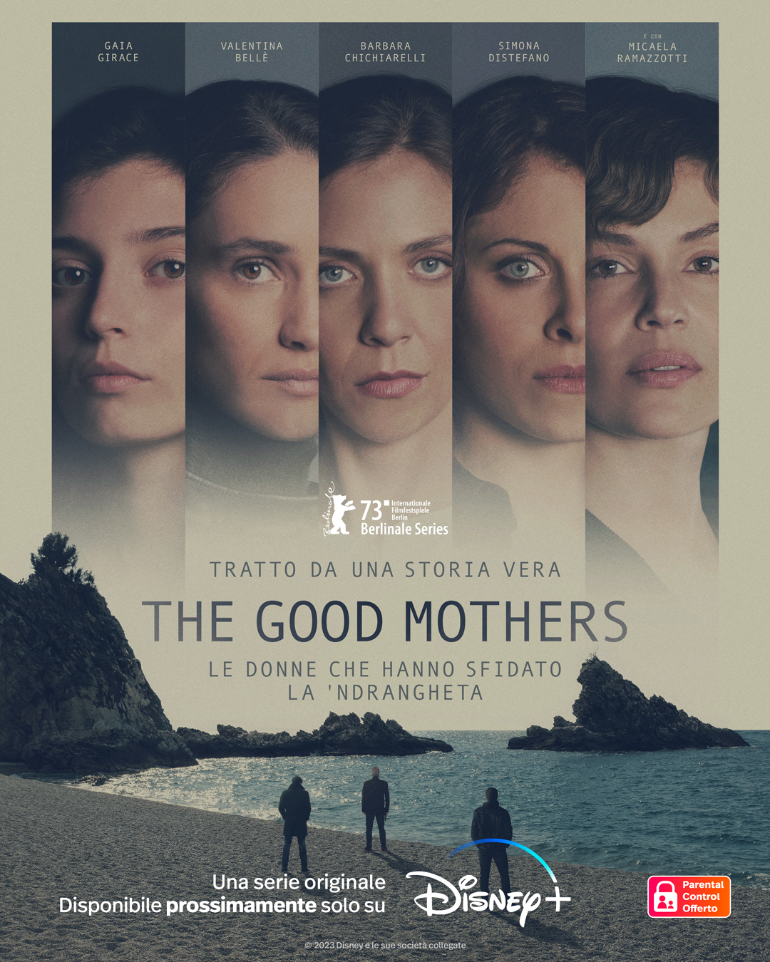 The Good Mothers Poster - Primo piano con i volti dei protagonisti in fila