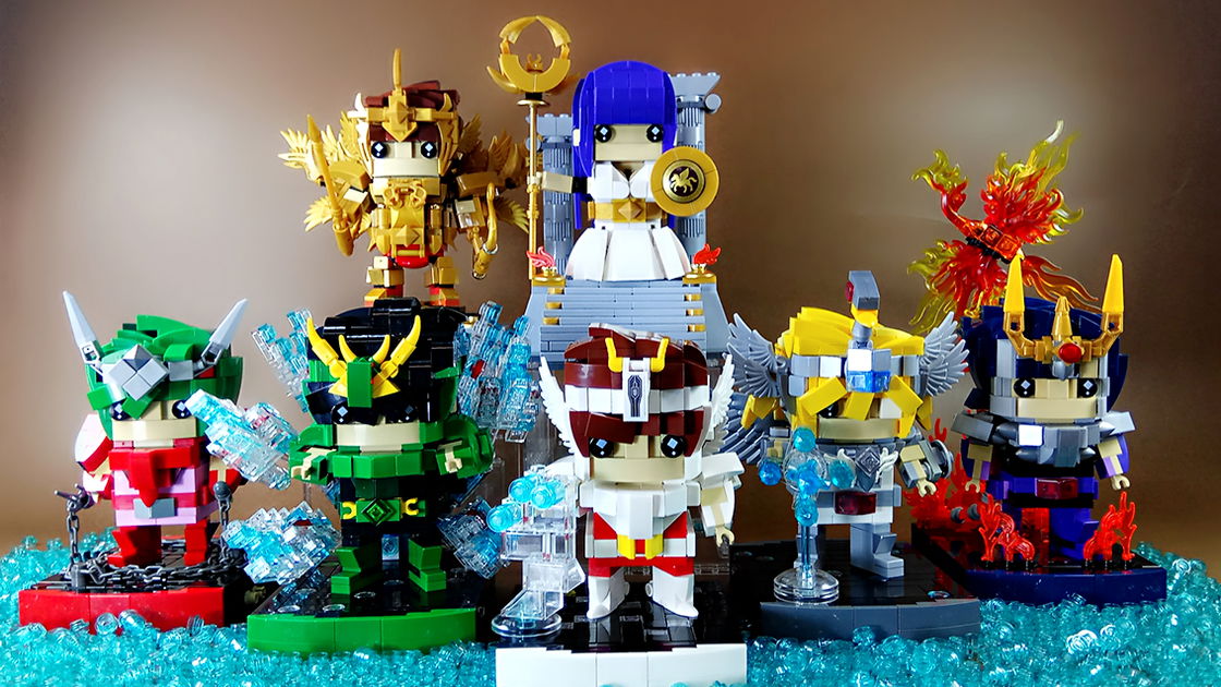 Copertina di I Cavalieri dello Zodiaco: i Brickheadz LEGO creati da un fan