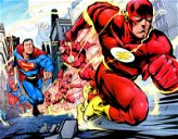 Copertina di Chi è più veloce tra Flash e Superman? I fumetti DC danno una risposta definitiva