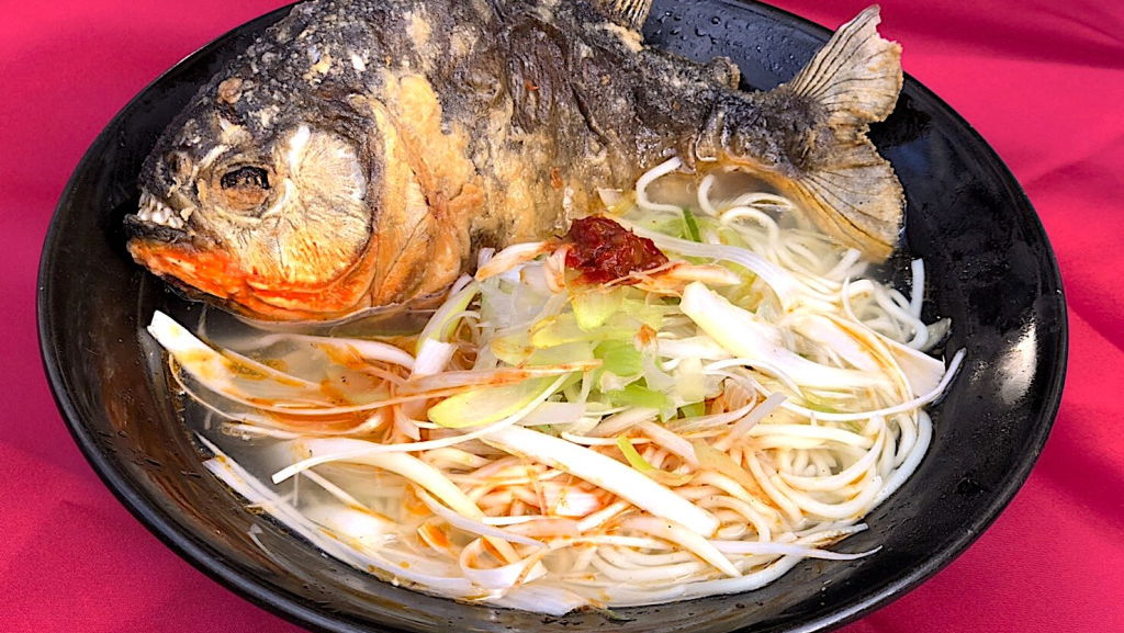 Copertina di Il ramen di Piranha diventa realtà, da Pesce d'Aprile a vera pietanza