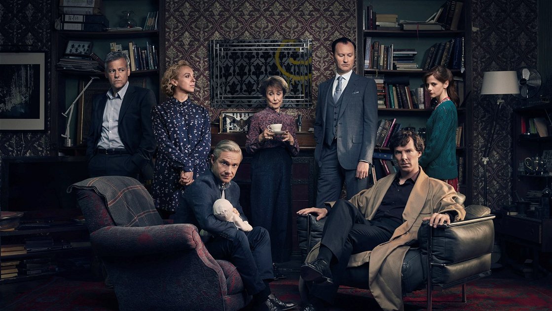 Copertina di Steven Moffat chiuderà Sherlock in favore della serie su Dracula?