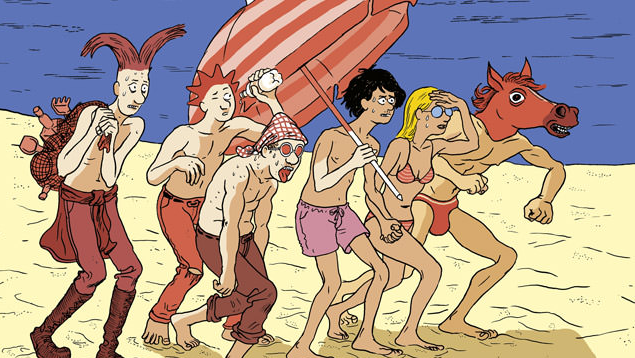Copertina di Due fumetti sotto l'ombrellone: Estate di Alessandro Tota e Un'estate italiana di Enrico Brizzi
